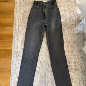 Abercrombie & Fitch Dark Gray Straight Jeans